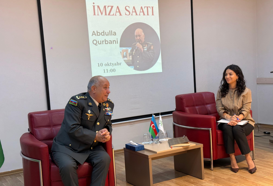 “İmza saatı” layihəsinin növbəti qonağı Abdulla Qurbani olub