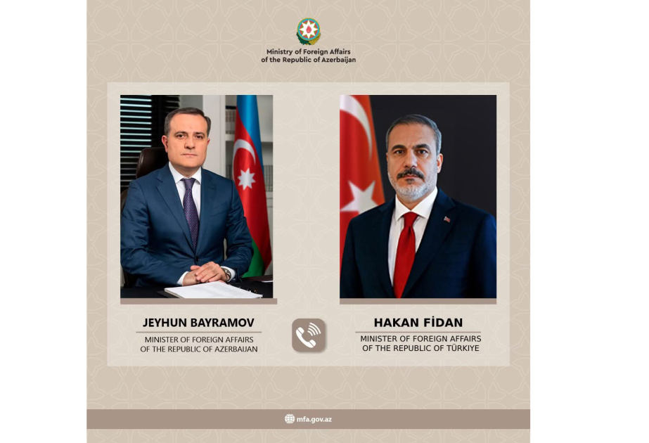 Los Jefes de los Ministerios de Asuntos Exteriores de Azerbaiyán y Türkiye examinaron la situación en Oriente Medio