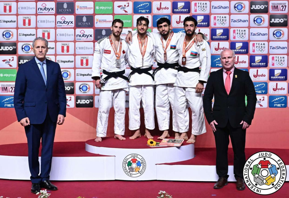 Judocas azerbaiyanos ganan 4 medallas en el primer día del Grand Prix en Perú