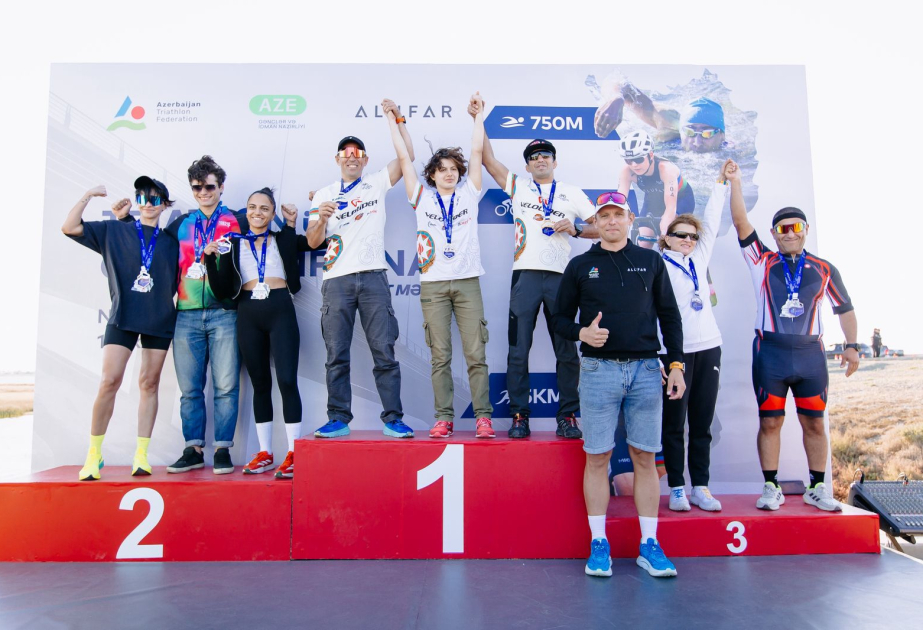 Pirallahıda triatlon üzrə ölkə çempionatı keçirilib