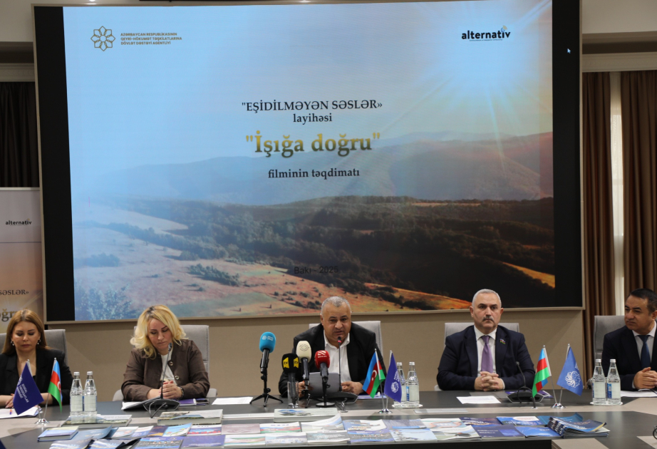 “İşığa doğru” filminin təqdimatı olub