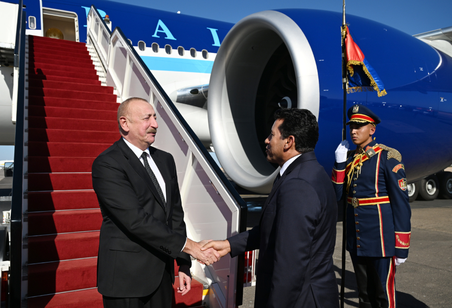 President Ilham Aliyev arrived in Egypt for working visit