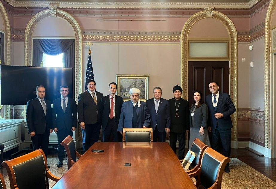 Chairman of Caucasus Muslims' Board, U.S. officials discuss peace and interfaith dialogue in South Caucasus