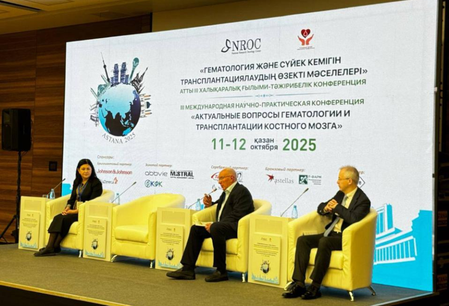 Azərbaycanlı mütəxəssislər Astanada hematologiya üzrə beynəlxalq konfransda iştirak ediblər