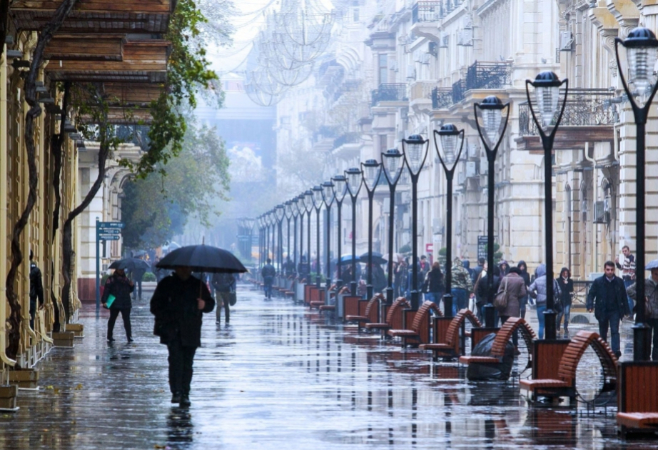 В некоторых районах Азербайджана во вторник ожидаются дожди