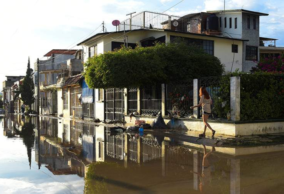 Meksikada leysan yağışları nəticəsində ölənlərin sayı 44 nəfərə çatıb