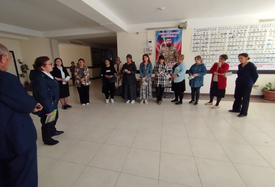 Şəkidə və Qaxda qəhvəyi mərmər bağacığına qarşı mübarizə tədbirləri ilə bağlı maarifləndirici görüşlər keçirilib