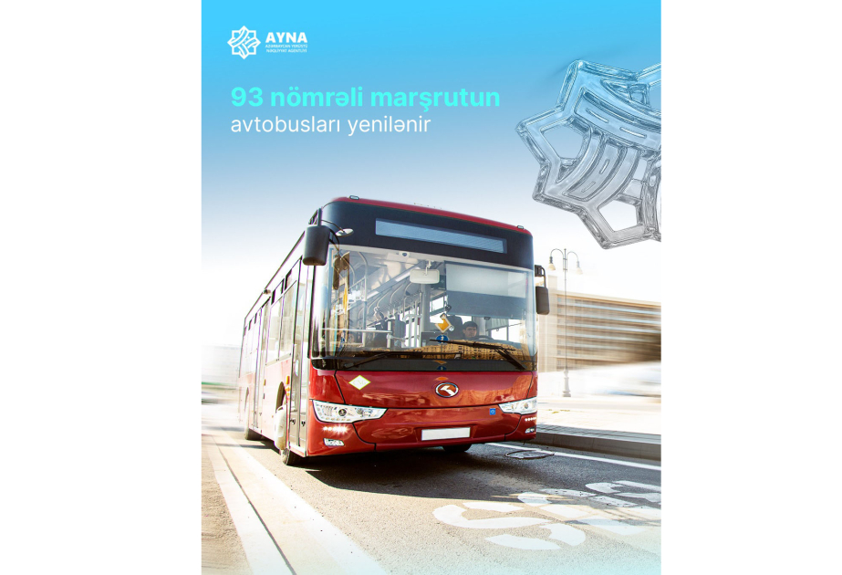 Bakıda daha bir marşrutun avtobusları yenilənir