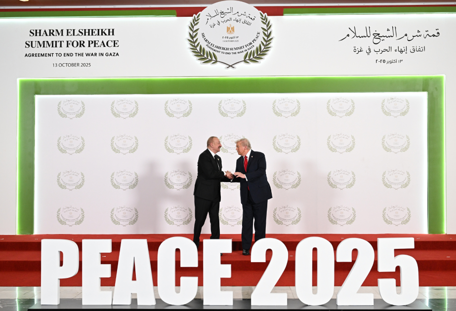 الرئيس إلهام علييف يشارك في قمة شرم الشيخ للسلام - محدث 7