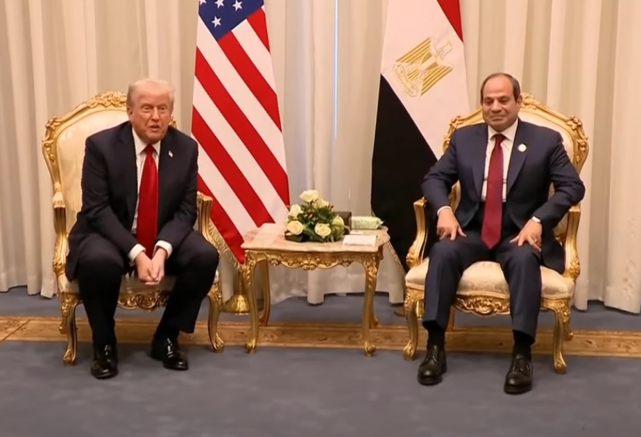 Əs-Sisi: Prezident Trampın Qəzzanın yenidən qurulmasında böyük rol oynamasını istəyirik