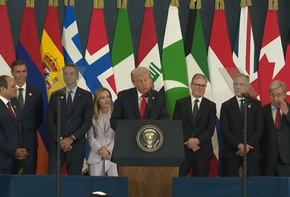 Trump habló en la Cumbre por la Paz en Oriente Medio sobre la resolución del conflicto entre Azerbaiyán y Armenia