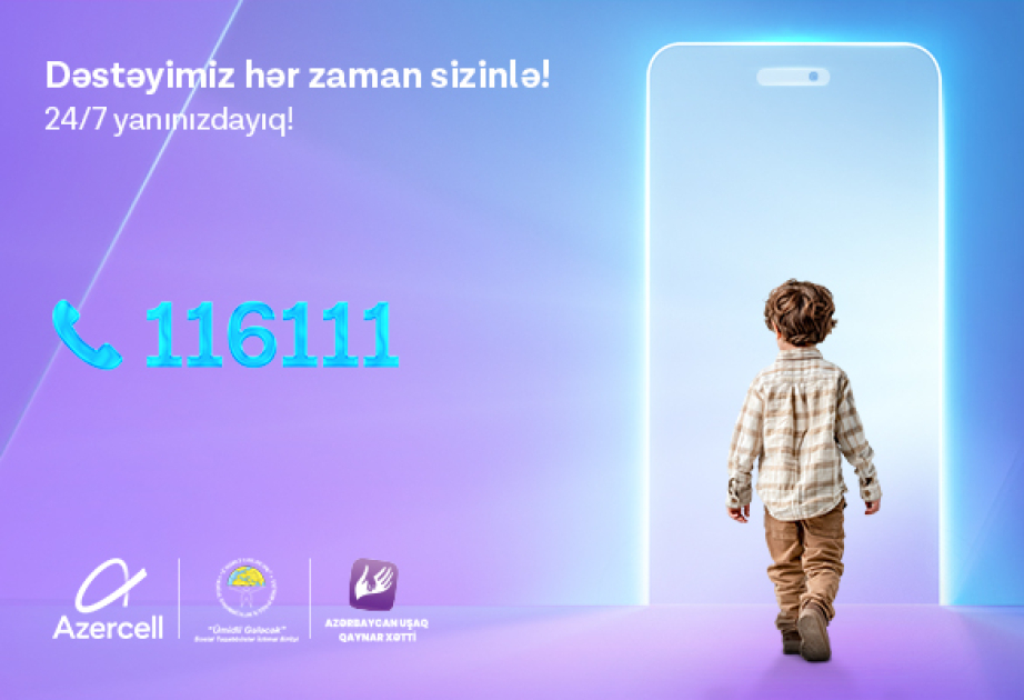 ®  “Azercell”in dəstəyi ilə fəaliyyət göstərən “Azərbaycan Uşaq Qaynar Xətti”nə 2025-ci ilin 3-cü rübündə 1600-ə yaxın müraciət daxil olub