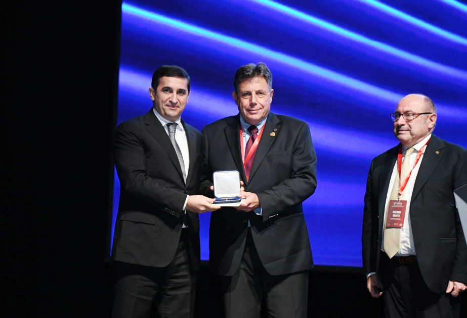 Azerbaijan’s Minister of Justice, Chief Justice of Supreme Court, and Chairman of Judges Union honored with International Association of Judges medal
