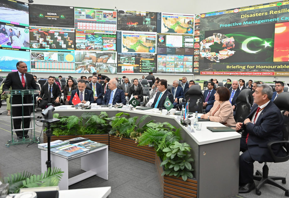 Parliamentary speakers from Azerbaijan, Pakistan, and Türkiye visit Pakistan’s NDMA