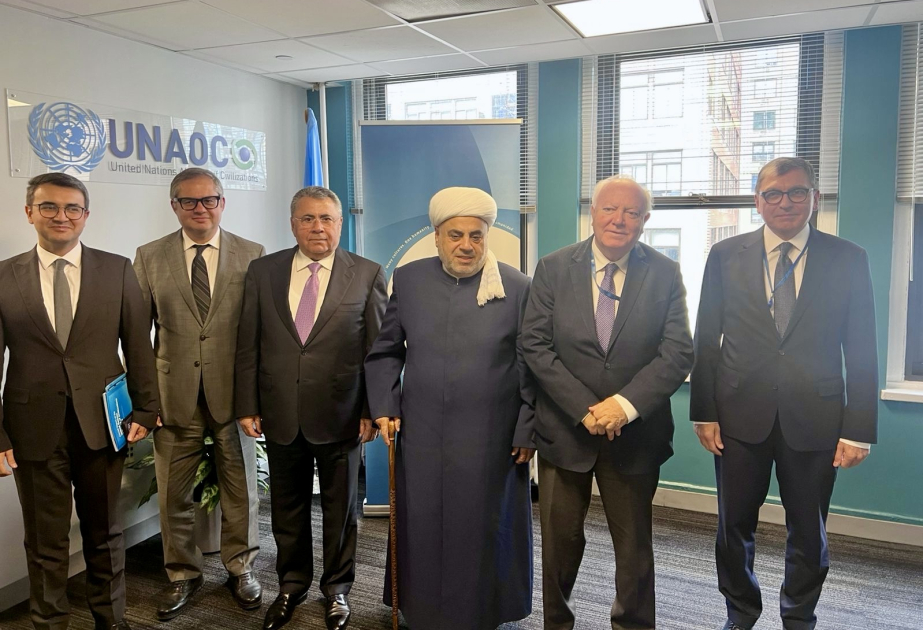Vorsitzender des Amtes für Muslime im Kaukasus trifft Vertreter internationaler Organisationen in New York
