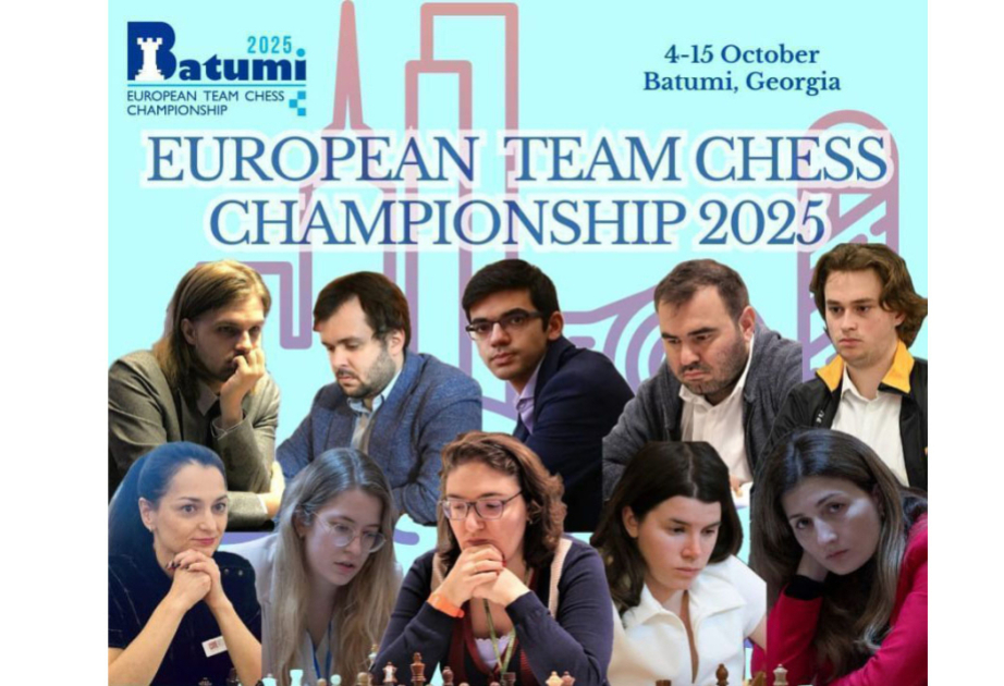 Aserbaidschanische Schachnationalmannschaft der Männer gewinnt Silber bei der Europäischen Mannschaftsmeisterschaft in Georgien