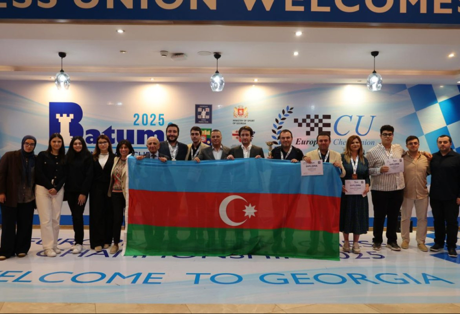 Avropa çempionatında fərqlənən Azərbaycan şahmatçıları təltif olunublar