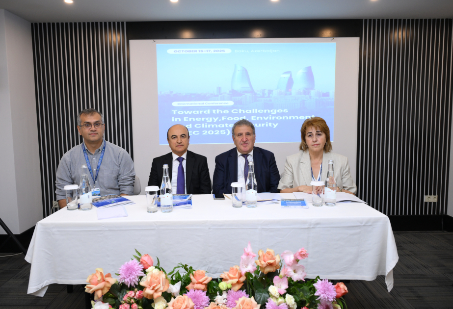“Enerji, qida, ətraf mühit və iqlim təhlükəsizliyi sahəsində çağırışlar” mövzusunda beynəlxalq konfrans işə başlayıb YENİLƏNİB VİDEO