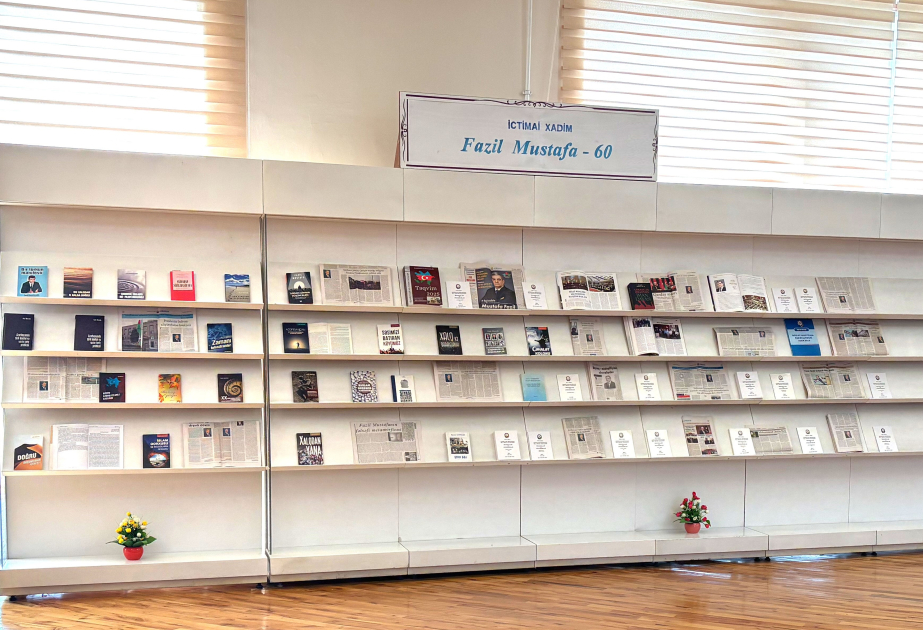 Milli Kitabxanada “İctimai xadim Fazil Mustafa – 60” adlı ənənəvi kitab sərgisi açılıb