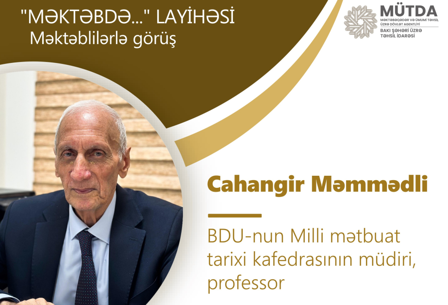 “Məktəbdə...” layihəsinin yeni dərs ilində ilk görüşü olacaq