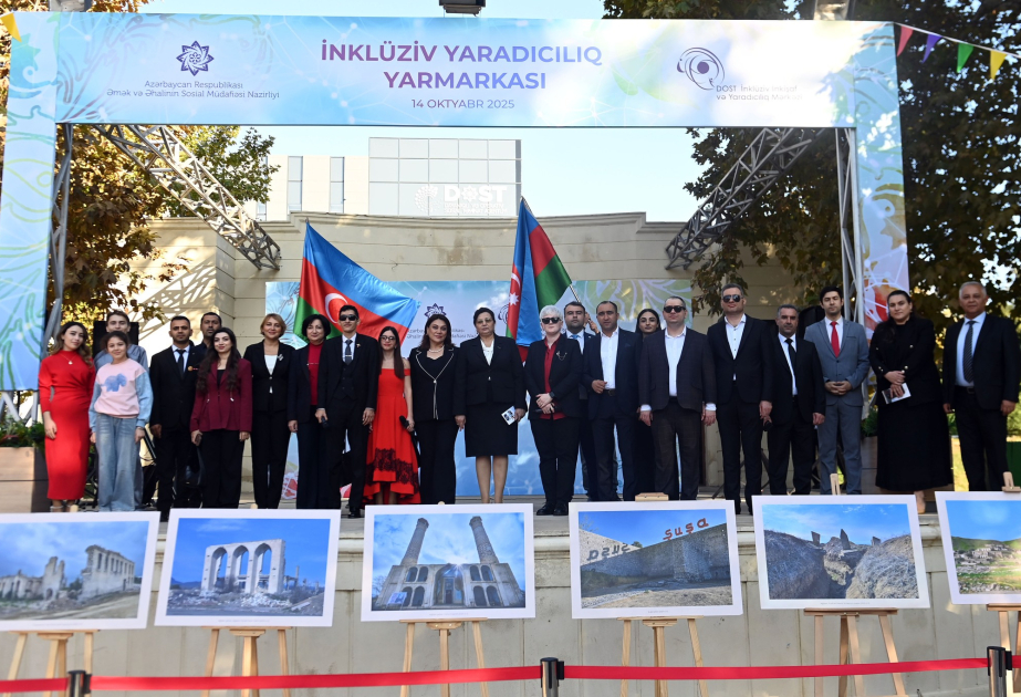 Bərdədə İnklüziv Yaradıcılıq Yarmarkası keçirilib