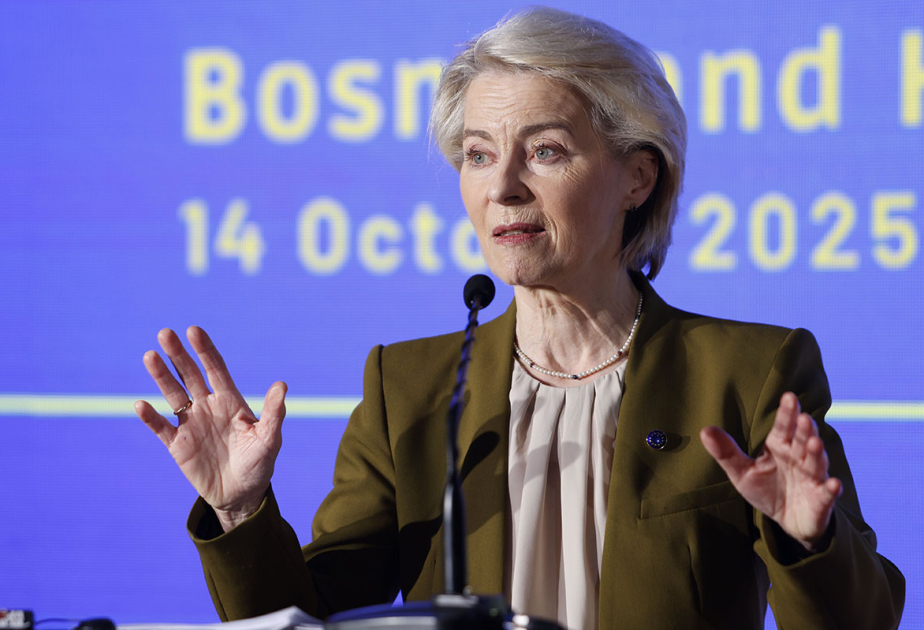 Ursula Fon der Lyayen: Bosniya və Herseqovina Aİ-yə üzvlüyün astanasındadır