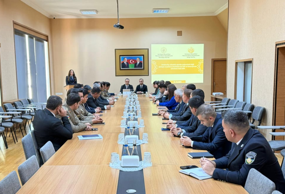 Naxçıvanda sahibkarlıq sahəsində yoxlayıcı orqanların təlimi keçirilib