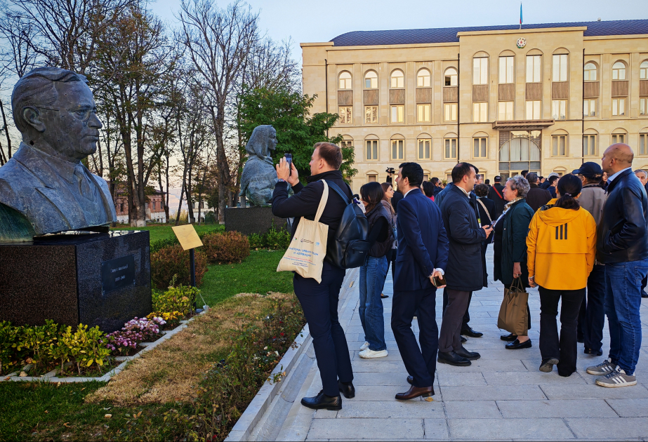 Participants of 3rd Azerbaijan National Urban Forum tour Shusha city
