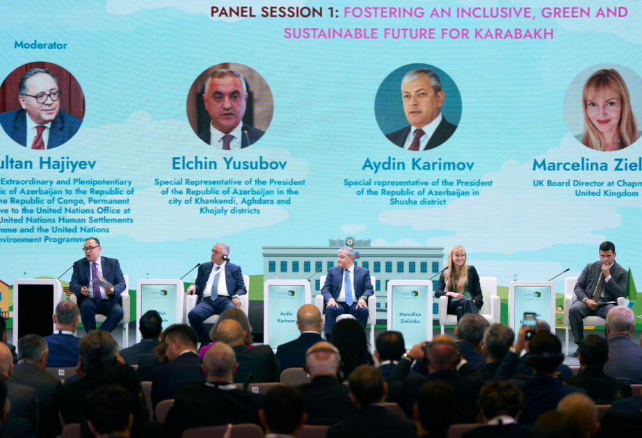III Azərbaycan Milli Şəhərsalma Forumunun ilk günü Qarabağın gələcəyinə həsr olunmuş panel sessiya ilə yekunlaşıb