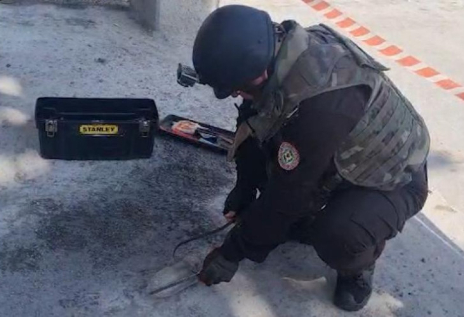 Balaxanı qəsəbəsi ərazisində top mərmisi aşkarlanıb