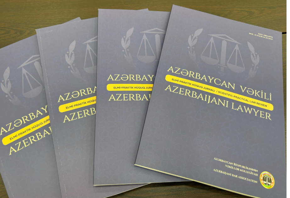 “Azərbaycan vəkili” elmi-praktik hüquq jurnalının xüsusi buraxılışı çap edilib