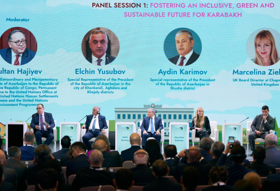3rd Azerbaijan National Urban Forum features panel discussion on sustainable future for Karabakh