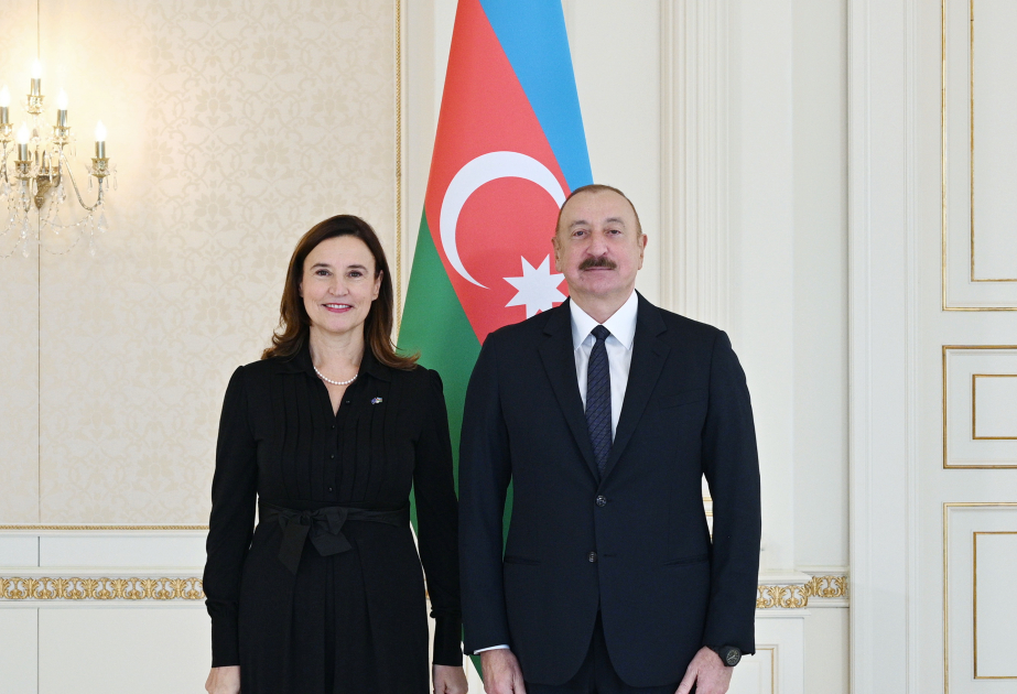 Президент Ильхам Алиев принял верительные грамоты новоназначенного руководителя представительства Европейского Союза в Азербайджане ВИДЕО