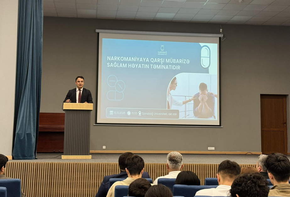Qarabağ Universitetində narkomaniyaya qarşı maarifləndirici tədbir keçirilib