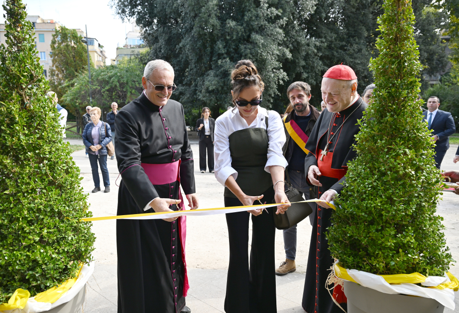 El proyecto de restauración de las Catacumbas de Commodilla se inauguró en el VaticanoLa Primera Vicepresidenta de Azerbaiyán asistió a la ceremonia inaugural