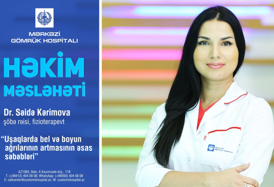 ®  Uşaqlarda bel və boyun ağrılarının artmasının əsas səbəbləri
