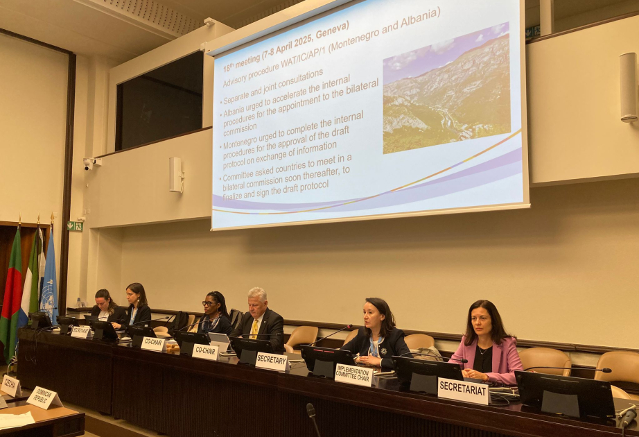 Aserbaidschan nimmt an der Internationalen Wasser-Konventionsveranstaltung in Genf teil