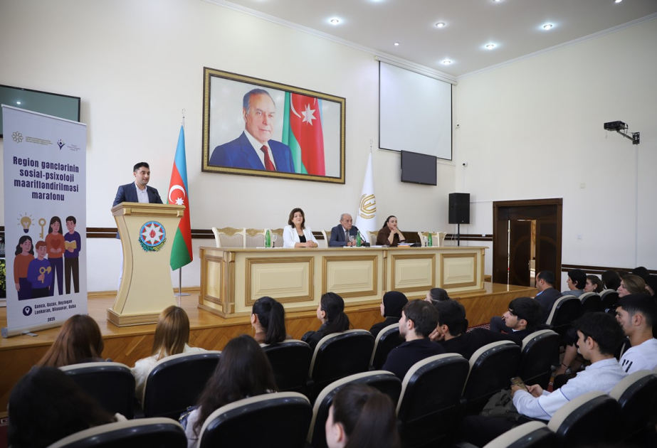 “Region gənclərinin sosial-psixoloji maarifləndirilməsi marafonu” - GDU-da tədbir