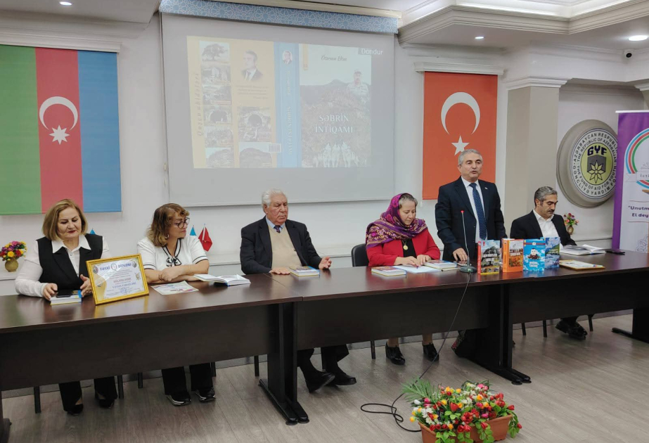 “Səbrin intiqamı” kitabının təqdimatı olub