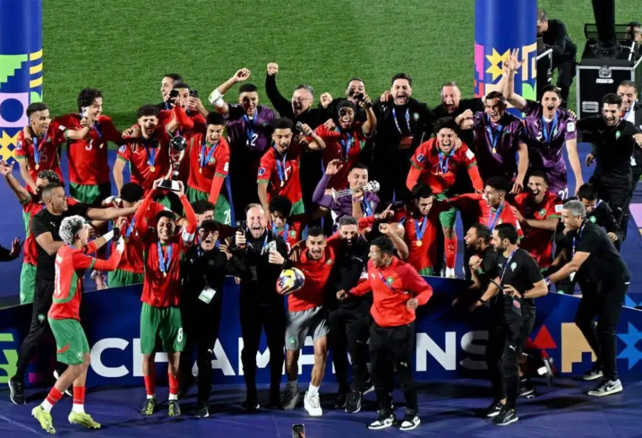 فوز المنتخب المغربي ببطولة العالم لاقل من 20 سنة في كرة القدم