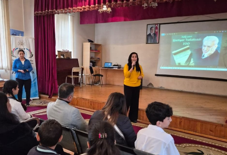 Xalq şairi Bəxtiyar Vahabzadənin 100 illik yubileyinə həsr olunmuş növbəti tədbir
