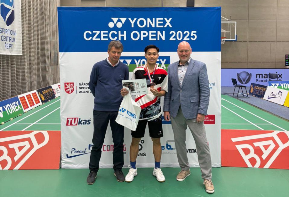Azerbaijani badminton player claims bronze in Czech Open 2025