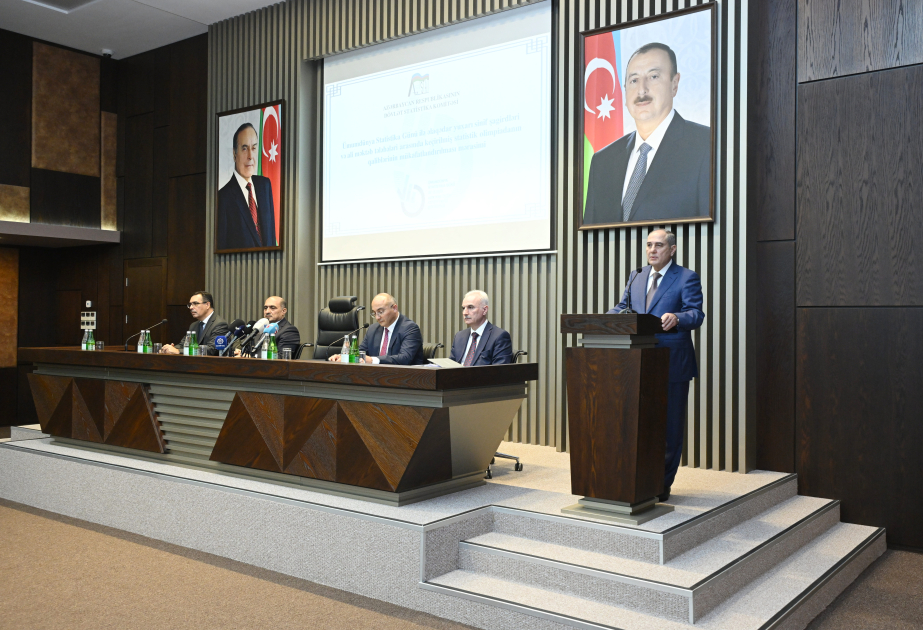 Ümumdünya Statistika Günü ilə bağlı statistik olimpiadanın qaliblərinin mükafatlandırılması mərasimi keçirilib