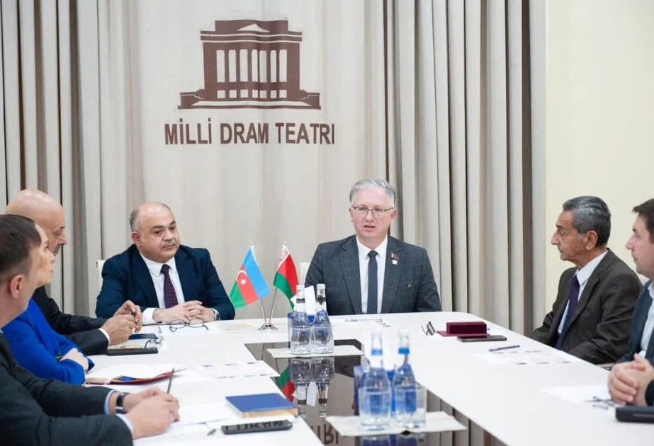 Azərbaycan ilə Belarus teatrları arasında qarşılıqlı inteqrasiya və müasir texnologiyaların tətbiqi müzakirə edilib
