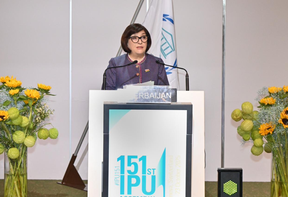 Speaker Sahiba Gafarova: Azerbaijani people have firsthand experience of humanitarian crisis