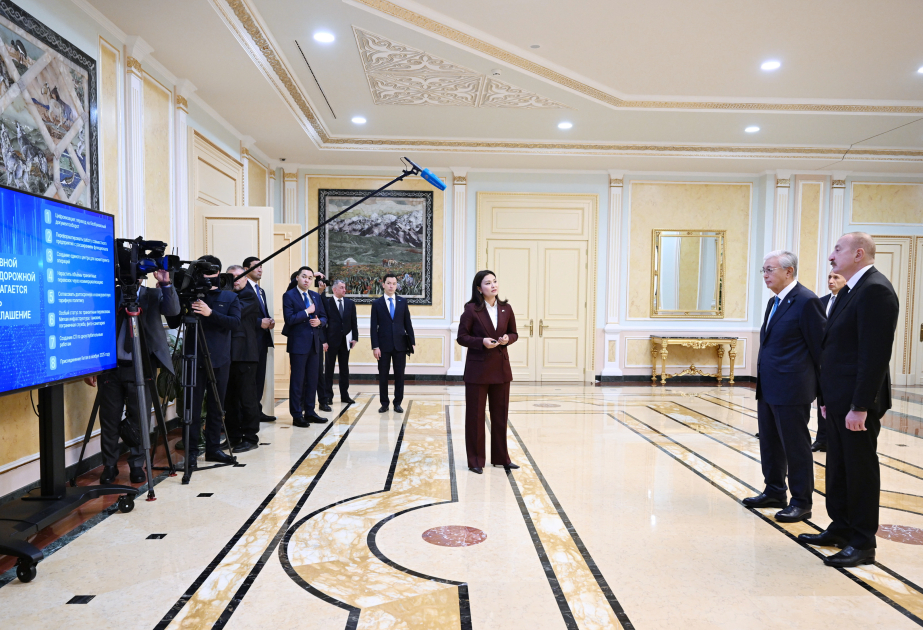Présentation du projet conjoint « Développement du Couloir médian » à Astana VIDEO