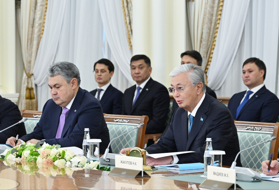 President of Kazakhstan highlights Ilham Aliyev’s contribution to development of bilateral relations