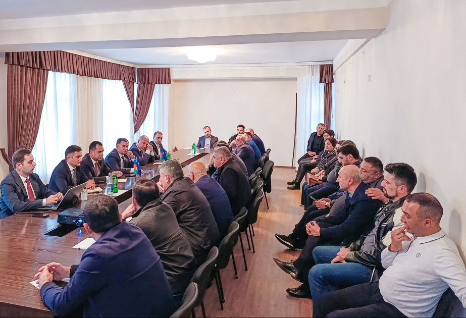 Gəncədə “Mənşə sertifikatı” alt modulundan istifadəyə dair maarifləndirici görüş keçirilib