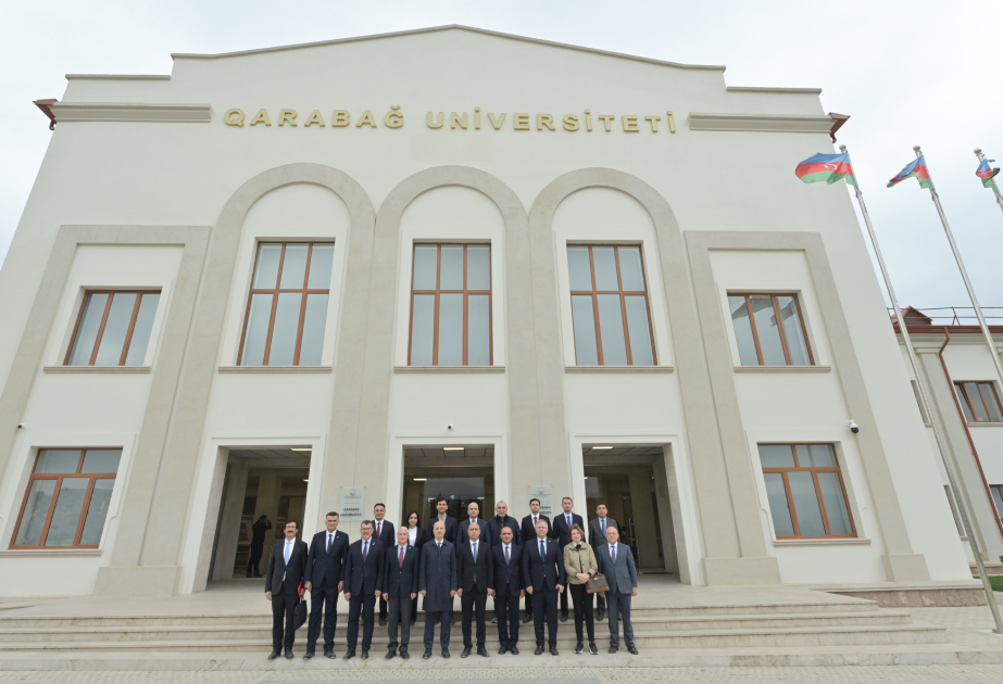Türkiyənin Ali Təhsil Şurasının sədri Qarabağ Universitetində olub