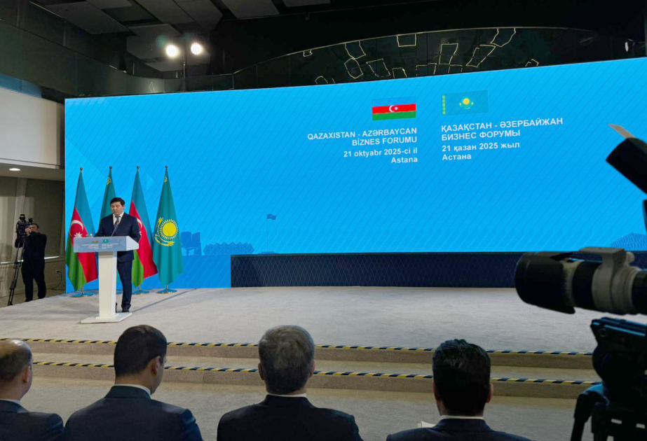 Astanada Qazaxıstan-Azərbaycan Biznes Forumu keçirilib